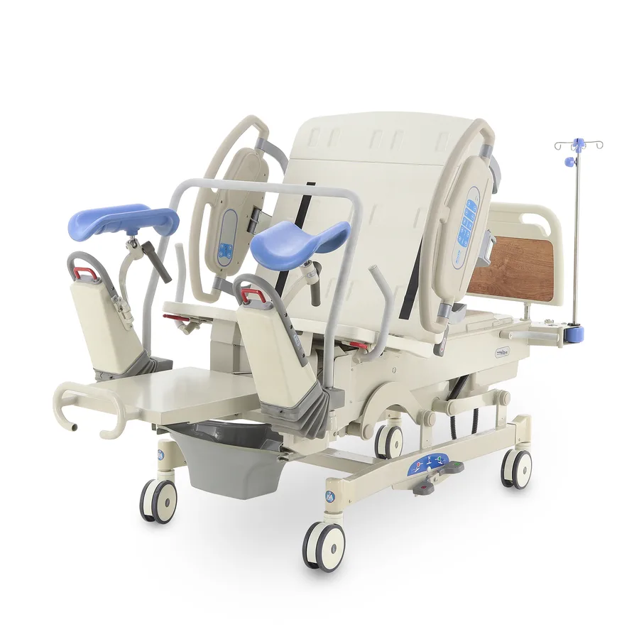 Многофункциональная кровать для родовспоможения XHFJ-1 (МЕ-4019X-01) с расширенной комплектацией и электрическими приводами для комфортных и безопасных родов